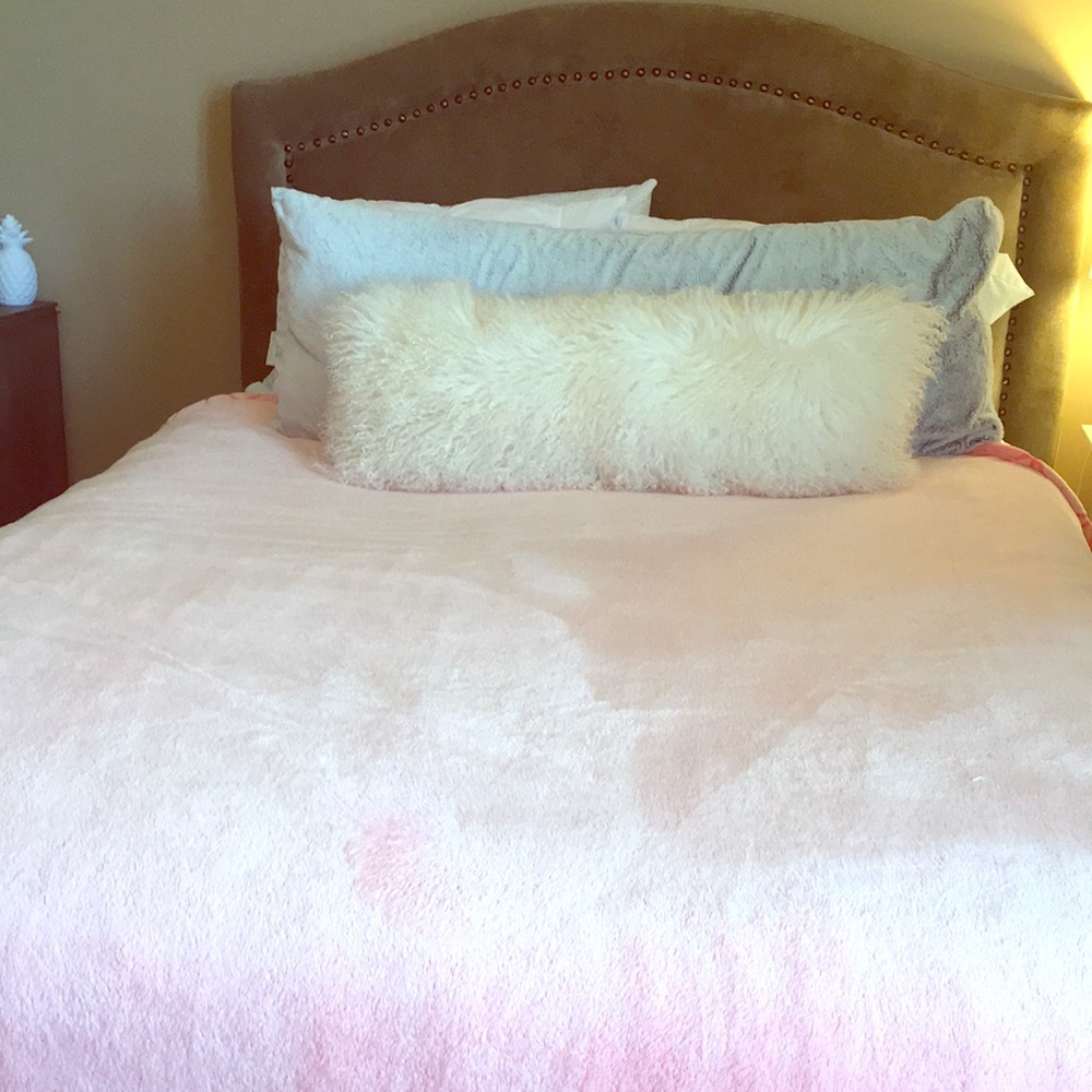 Mongolian Lamb Pillow Cover from West Elm.